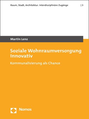 cover image of Soziale Wohnraumversorgung innovativ